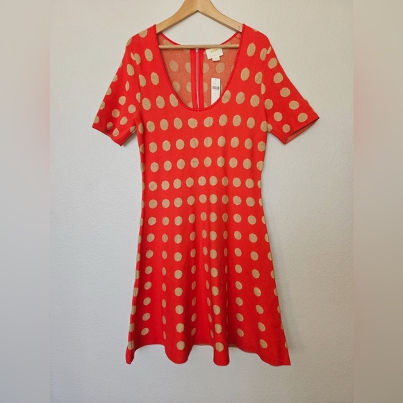 Maeve Tonal Polka Dot Dress - Picture 4 of 4